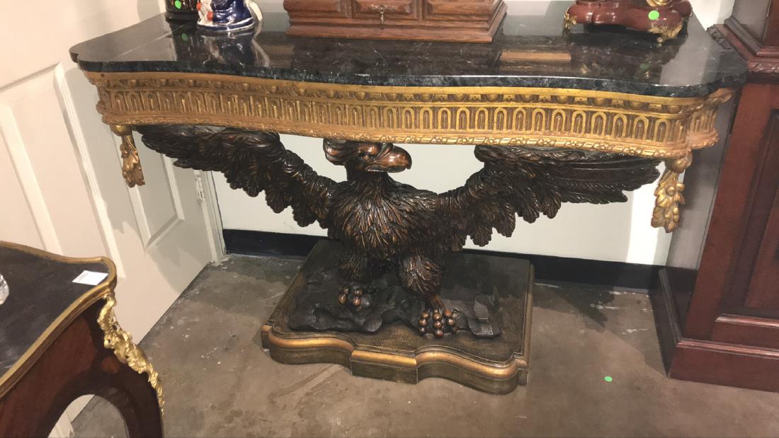 Marble And Gilt Wood Console (1 of 7)