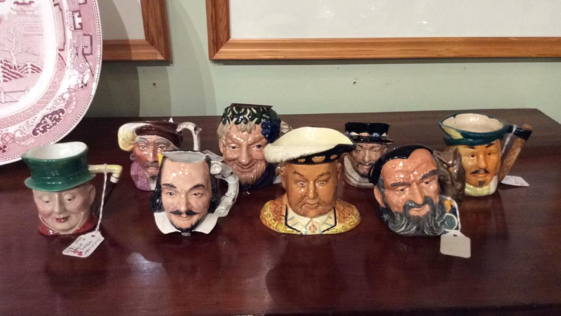 Lot Of 8 Toby Mugs (1 of 6)