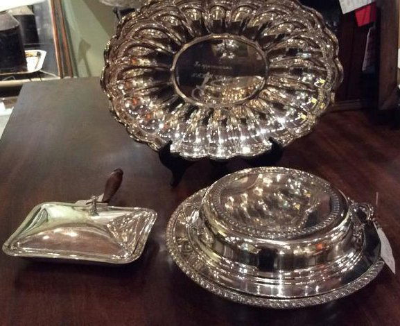 3 Pieces Of Silver Plate (1 of 4)