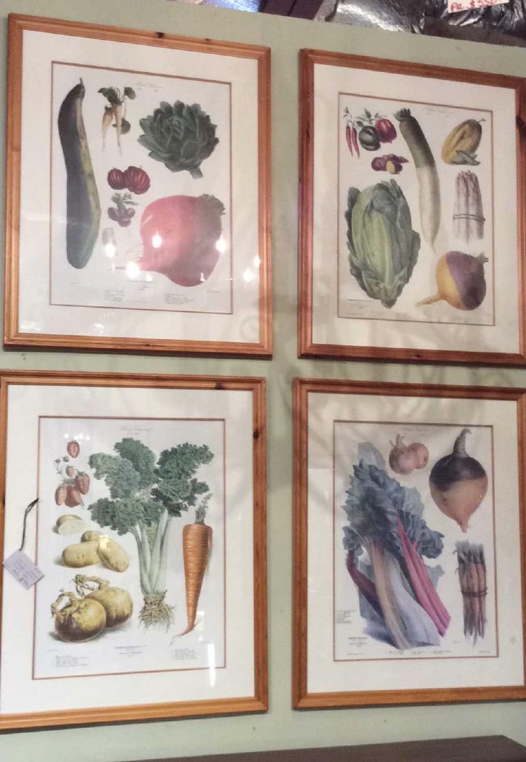 Set Of 4 Vintage Vegetable Prints (1 of 4)