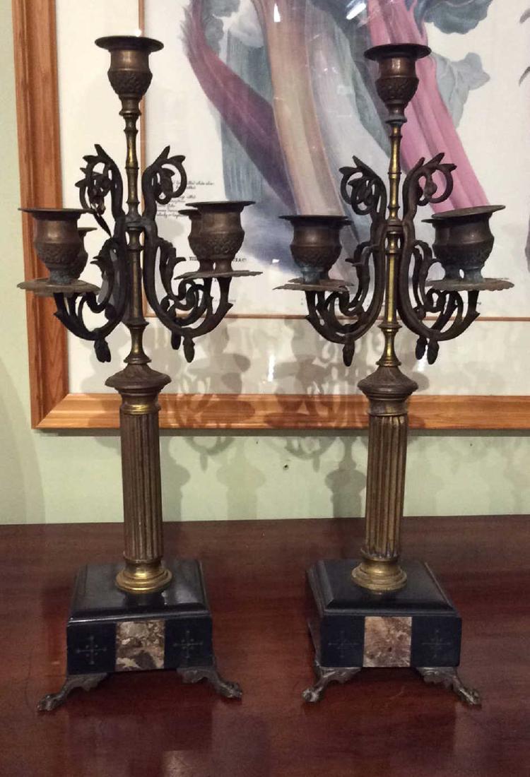 Pair Of Napoleon Iii Candlesticks (1 of 3)
