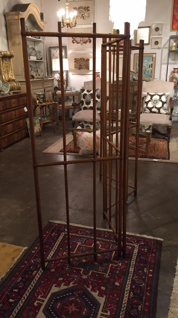 Edwardian Conservatory Screen.: Four panel. 96 x 62 extended.
