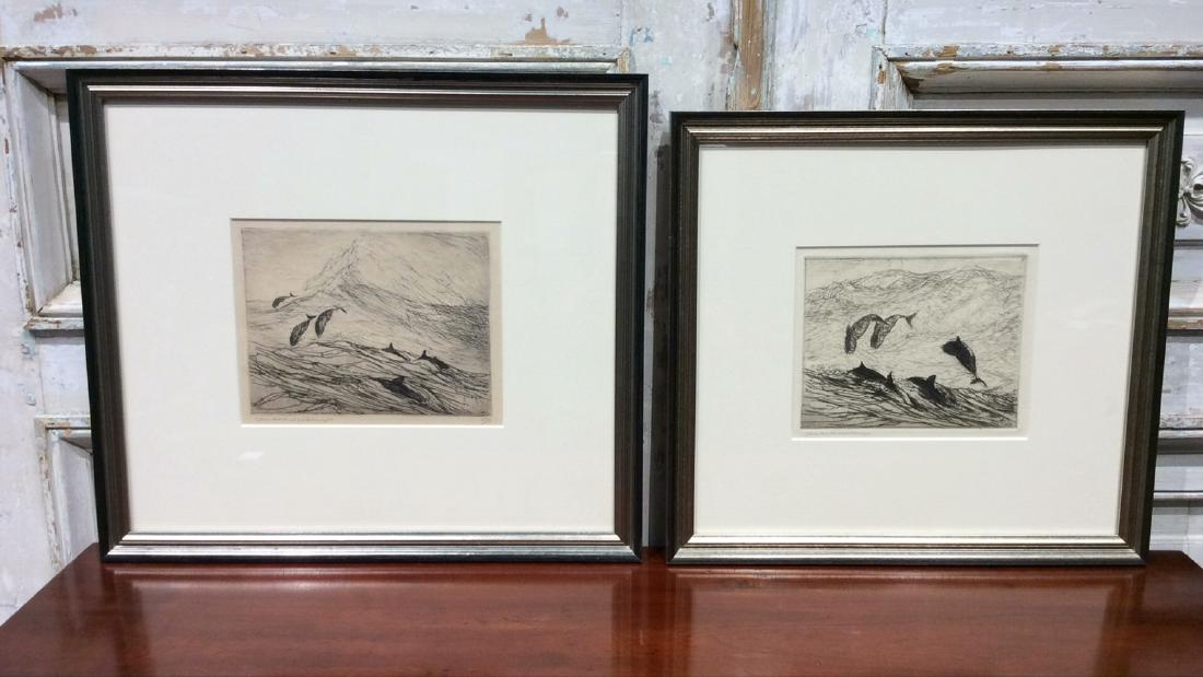 Lot Of 4 Pencil Drawings. (1 of 17)