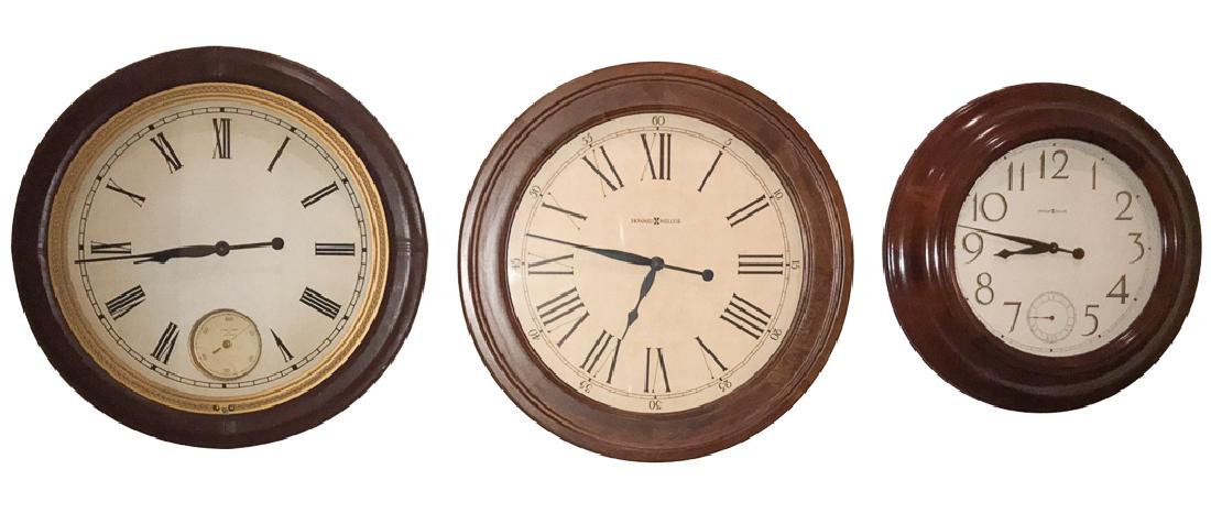Group Of 3 Large Wall Clocks (1 of 5)