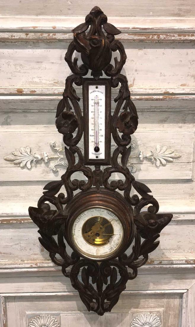 Carved French Barometer (1 of 5)