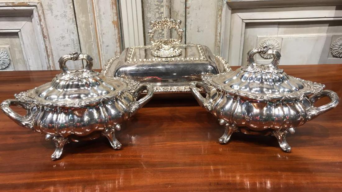 3 Silverplate Tureens (1 of 4)
