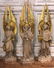 3 Carved Alabaster Angels.