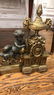 Pair Of French Bronze Andirons. - 4
