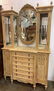 French Bleached Etagere/Cabinet.
