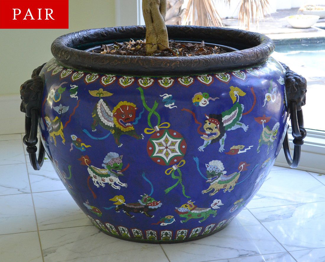 Pair of Massive Chinese Cisterns (1 of 8)