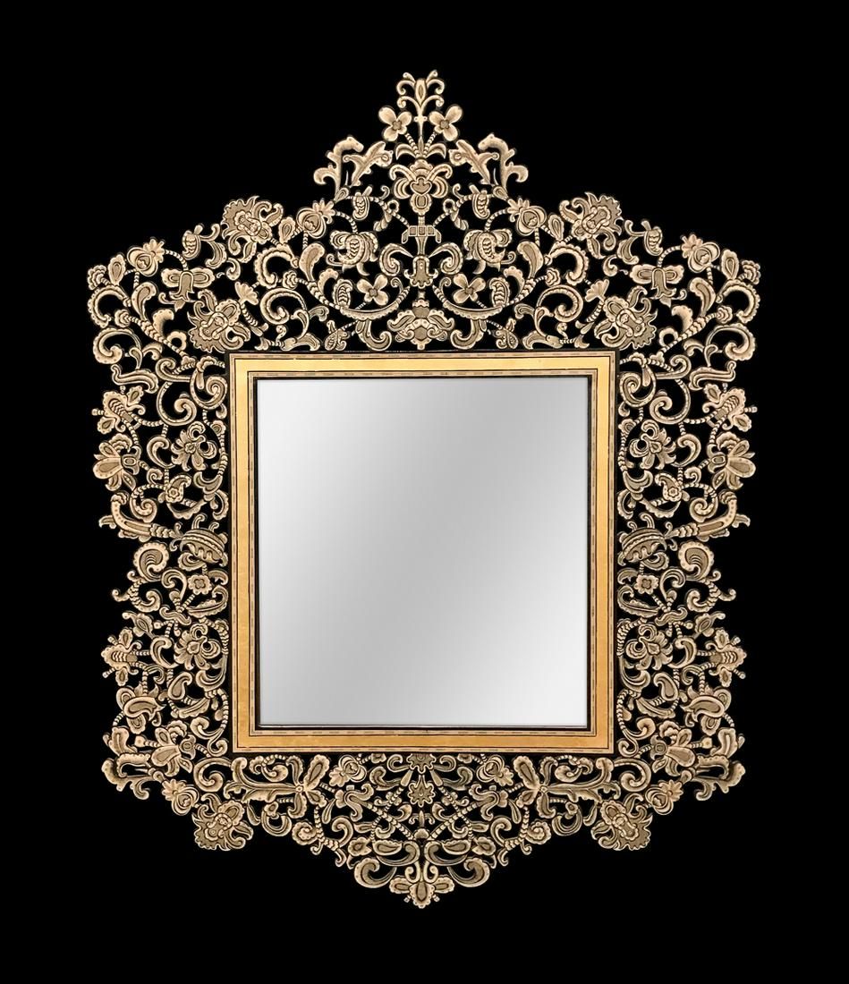 Impressive Syrian Style Pen Work Mirror (1 of 3)