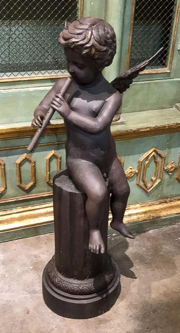 J D'aste, Bronze Cherub Flutist. (1 of 6)