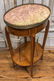 Antique French Oval Side Table.