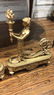 Pair Of French Bronze Chenet. - 3