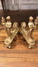 Pair Of French Bronze Chenet. - 7