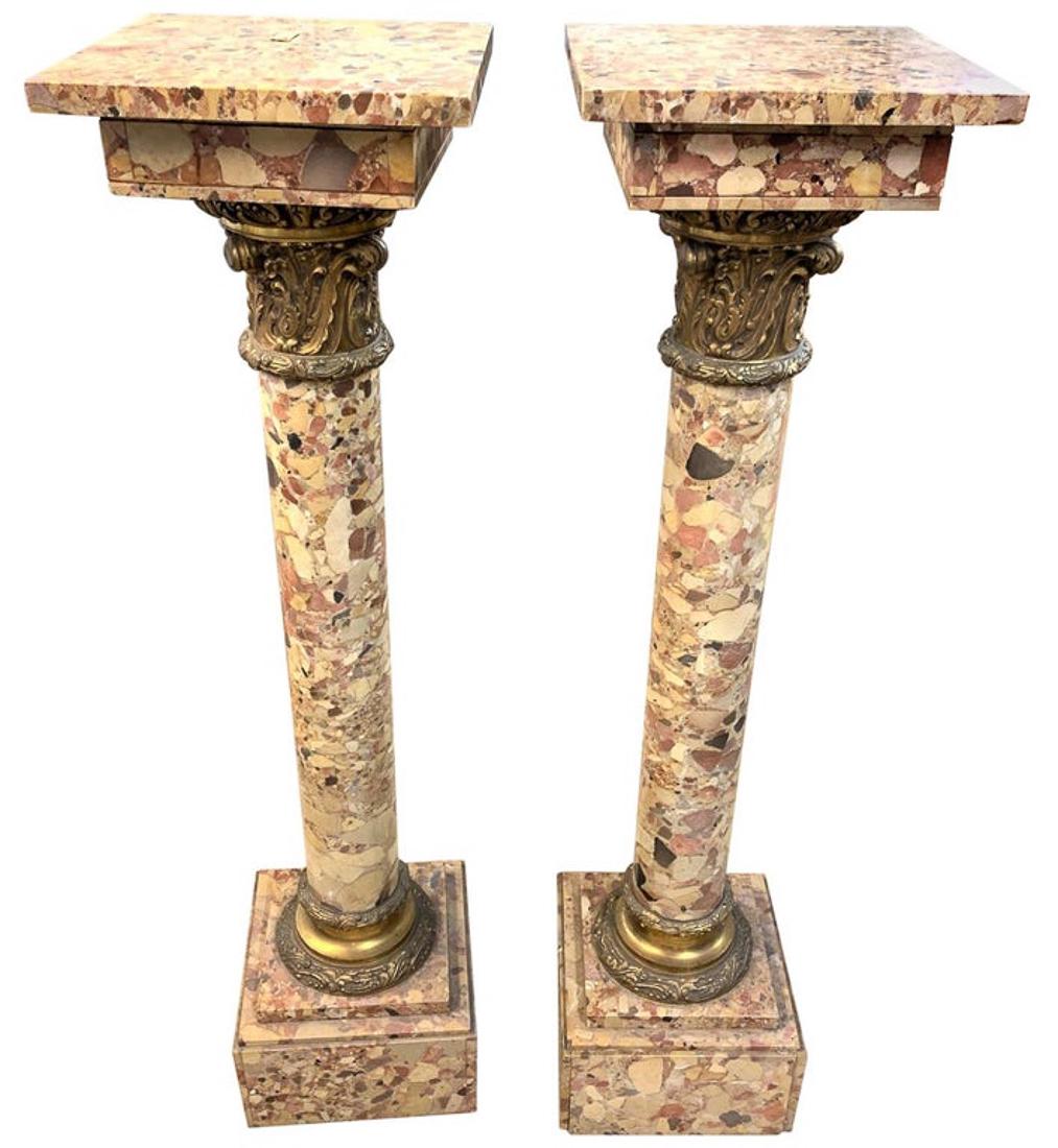 Pair Of Antique Italian Pedestals. (1 of 4)