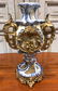 French Bronze & Porcelain Vase.