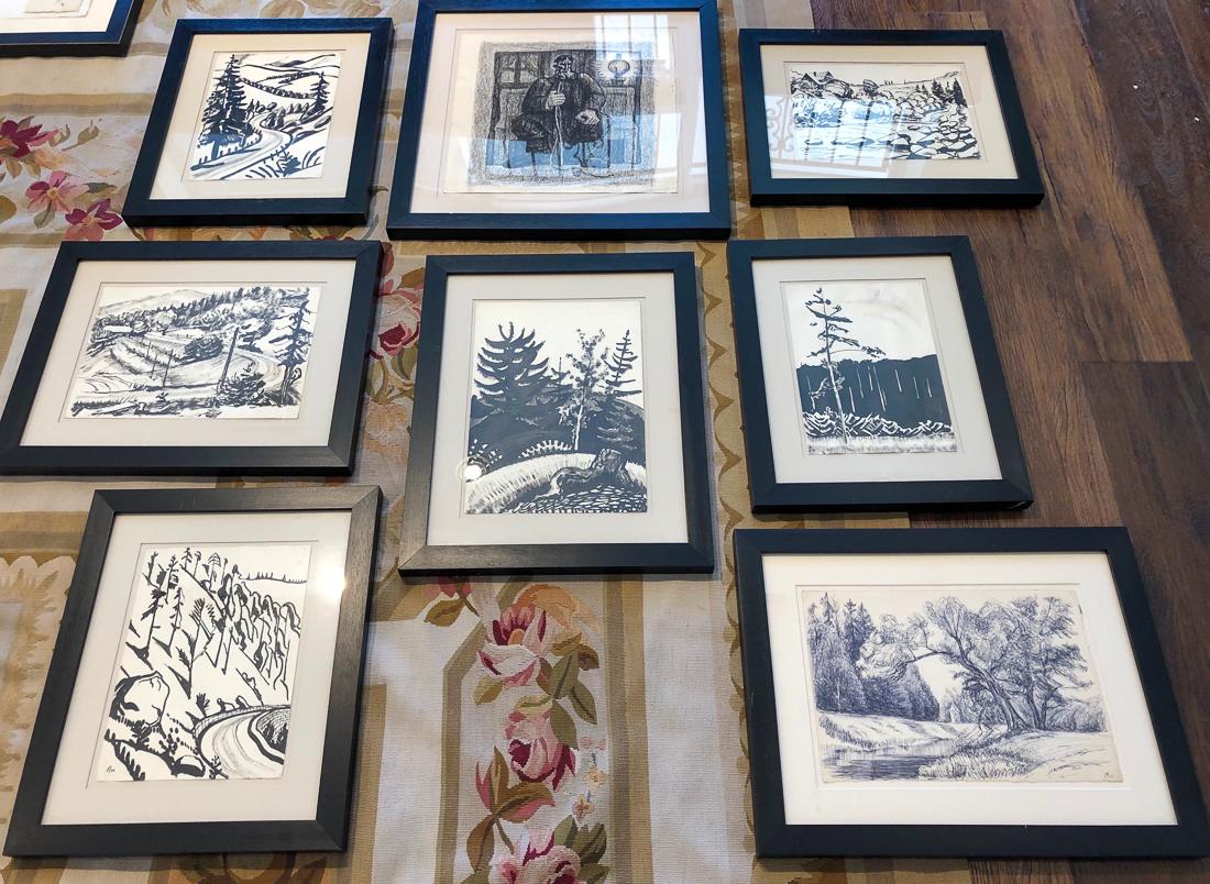 8 Midcentury Drawings By Alek Rapoport (1 of 10)