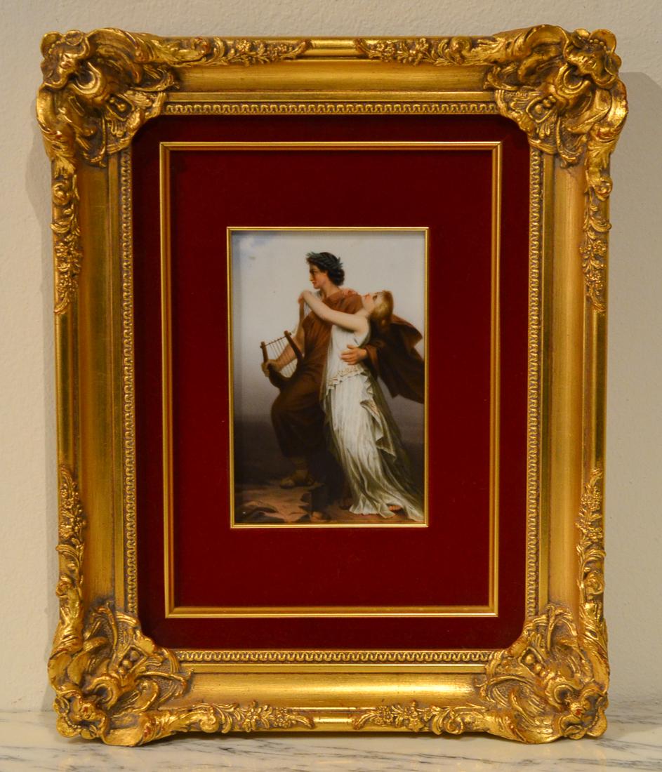 KPM Porcelain Painted Plaque. (1 of 7)