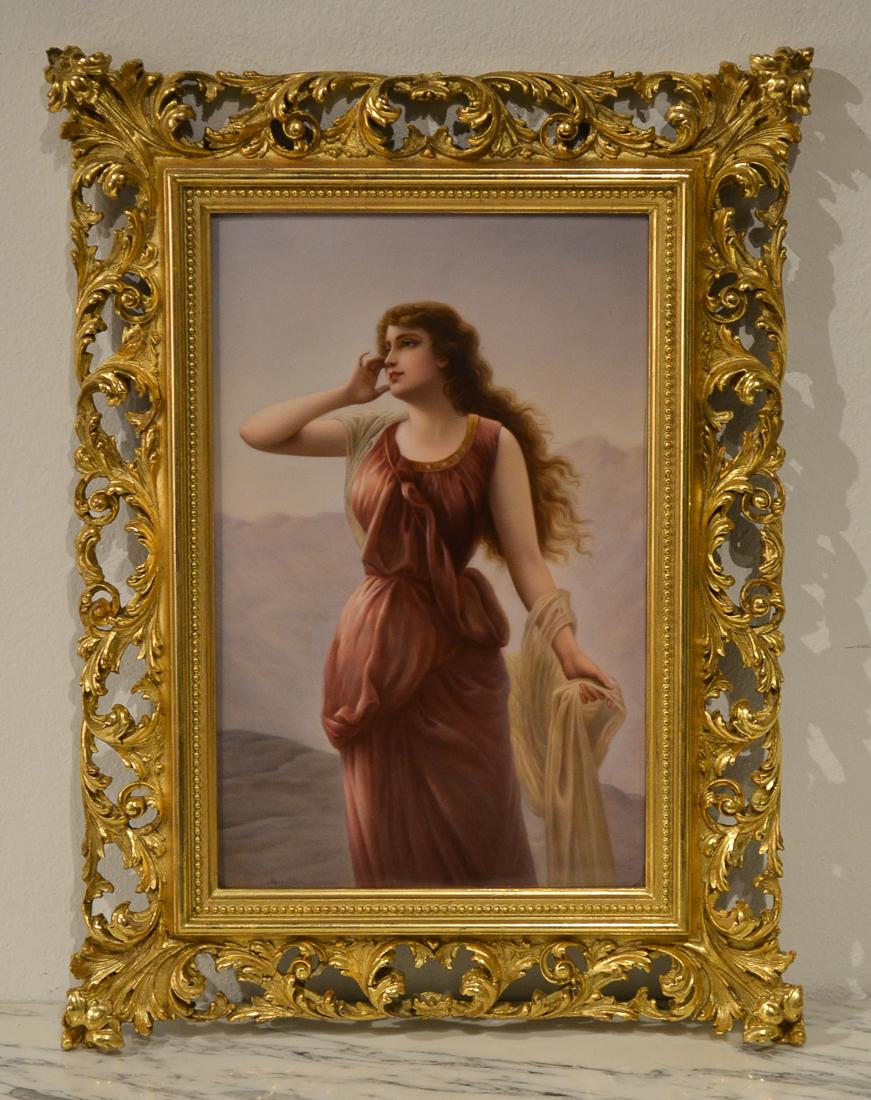 KPM Painted Portrait Plaque Of Echo. (1 of 9)