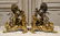 Antique Pair Of French Bronze Chenet.
