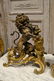 Antique Pair Of French Bronze Chenet. - 2