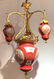 Sevres and dore chandelier