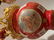 Sevres and dore chandelier - 4