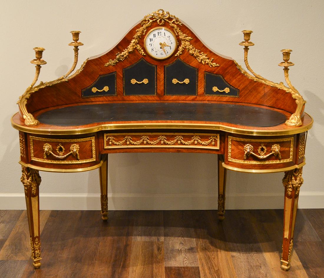 19th Century French Kingwood Desk. (1 of 13)