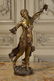 Signed P. Gasq, French Bronze Woman.
