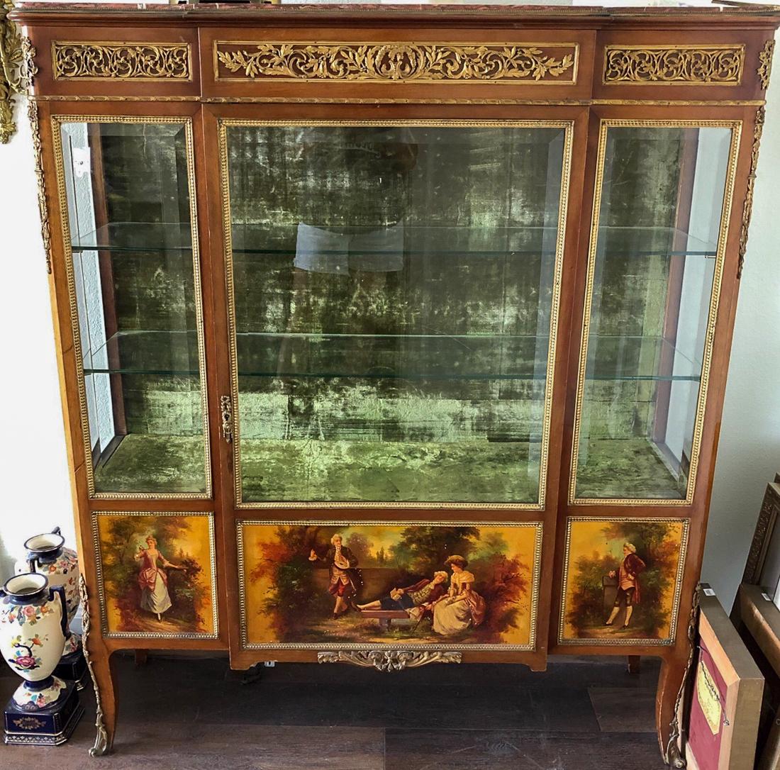 Antique French Louis XV Vitrine. (1 of 3)