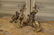 Pair Of French Bronze Chenet, C. 1870. - 6