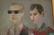 Ruth Gikow Oil On Canvas Painting Of Two Men - 3