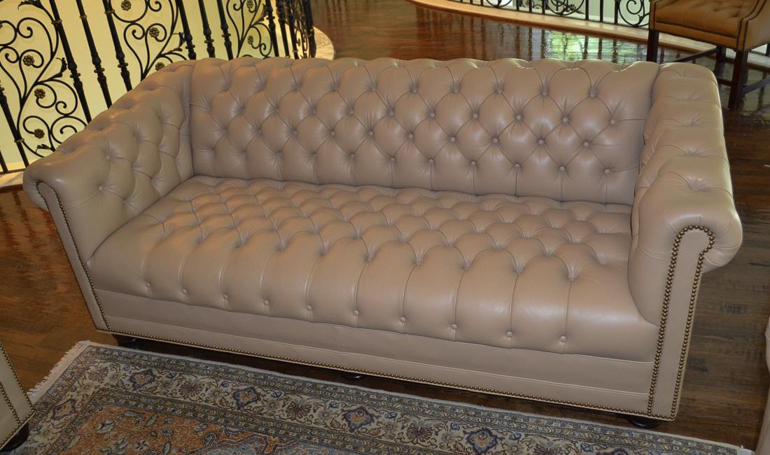 English Chesterfield Style Sofa. (1 of 5)