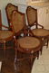 Set Of 4 French Cane Chairs. - 4