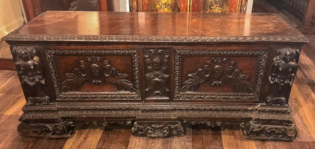 18th Century Italian Coffer. (1 of 9)