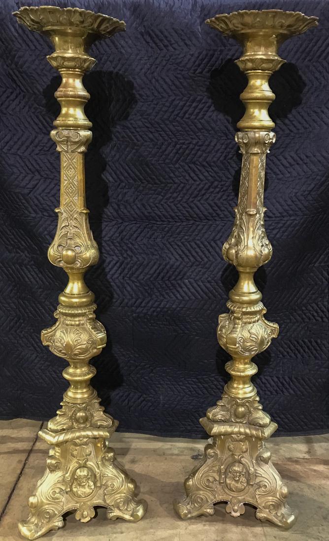 Pair Of Italian Altar Torchieres. (1 of 6)