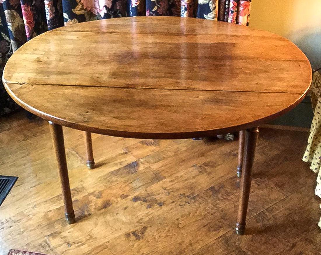 French Provencal Cherry Dropleaf Table. (1 of 5)