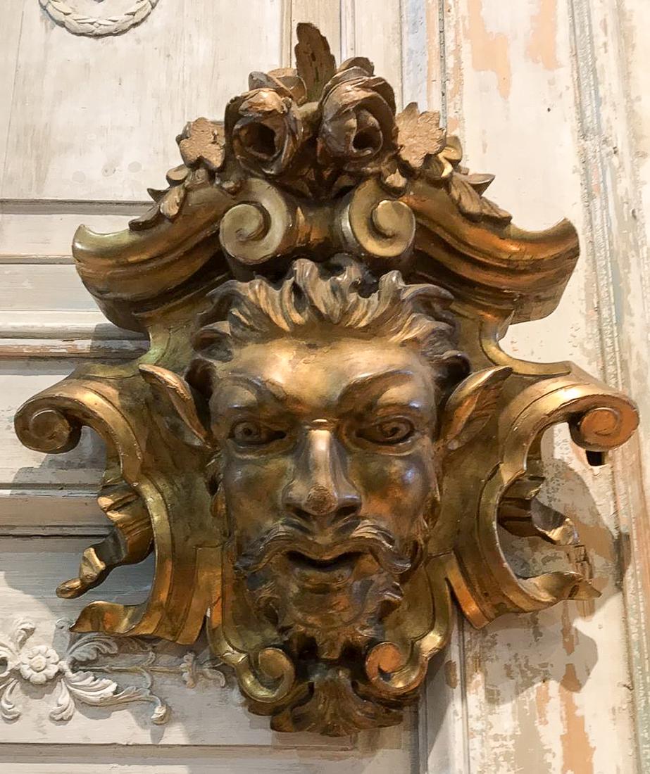 Antique Italian Carved Wall Plaque. (1 of 7)