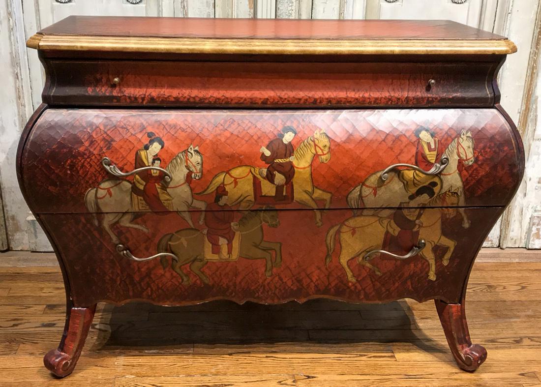 Chinese Bombe Commode. (1 of 3)