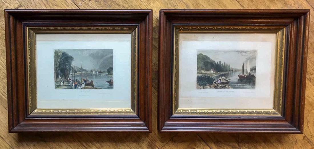 Pair Of Antique German Engravings. (1 of 4)