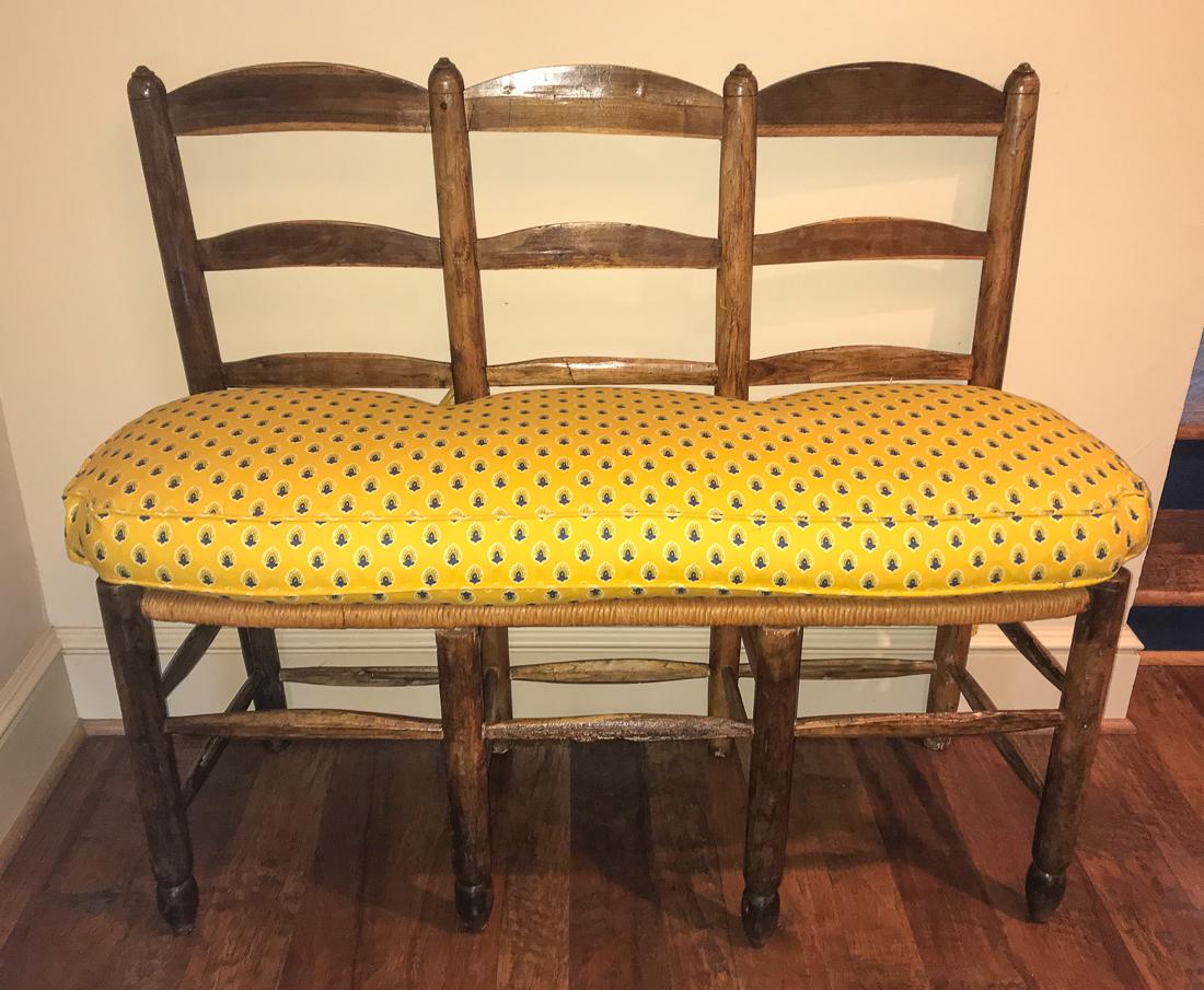 French Provincial Bench. (1 of 5)