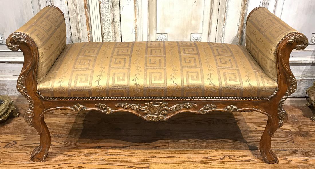 Chippendale Style Window Bench. (1 of 3)