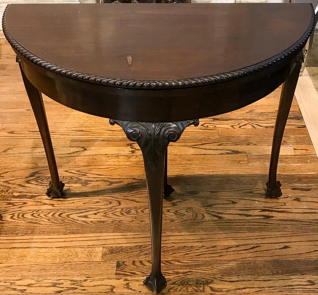 Chippendale Style Games Table. (1 of 4)