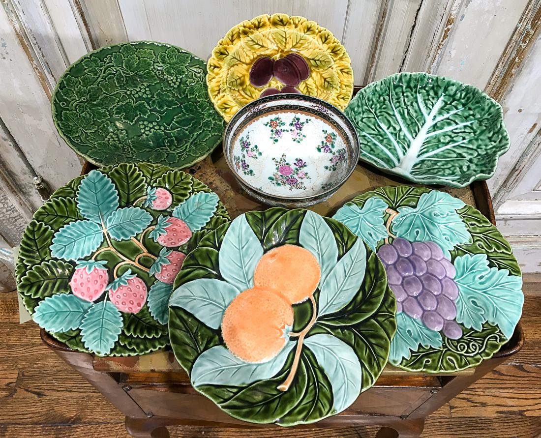 7 Pieces French Porcelain. (1 of 2)