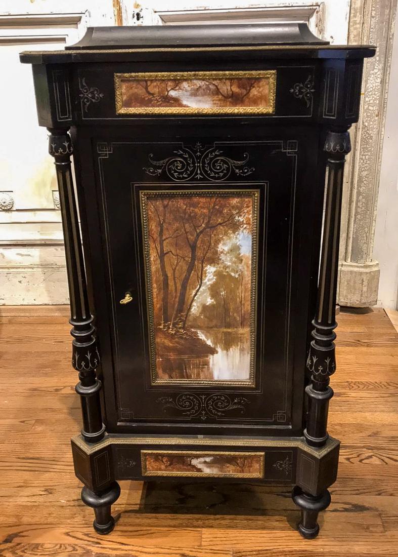 Neoclassical Style Lacquered Cabinet. (1 of 6)