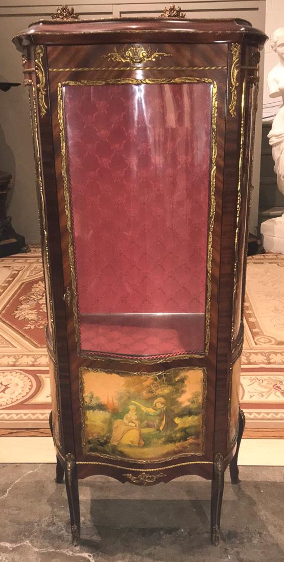 Louis XV Style Vitrine Cabinet. (1 of 6)