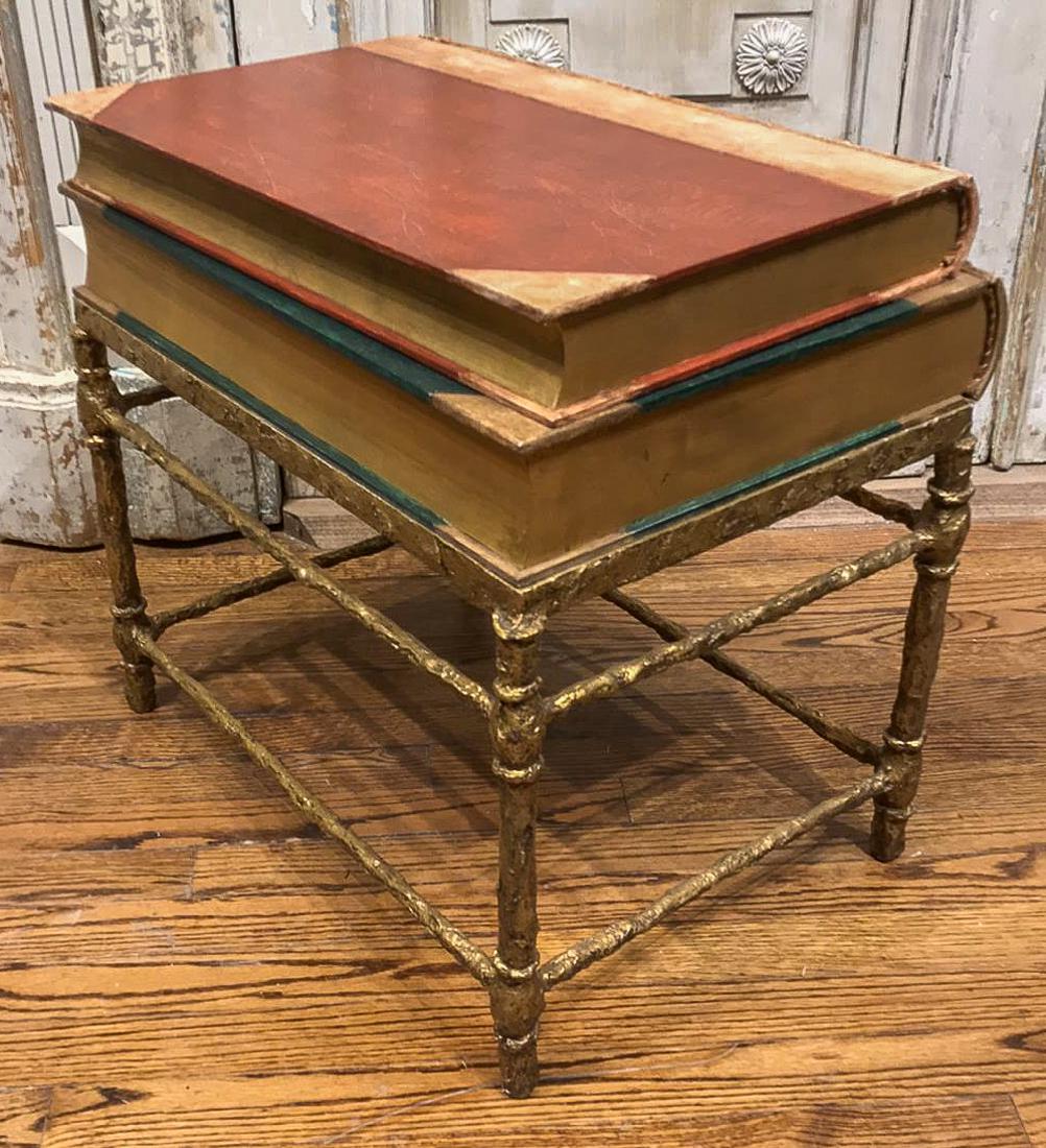 Faux Stacked Books Side Table. (1 of 4)
