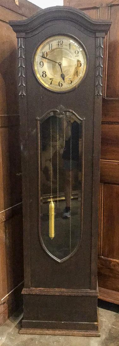 Antique German oak Tall-Case Clock. (1 of 4)