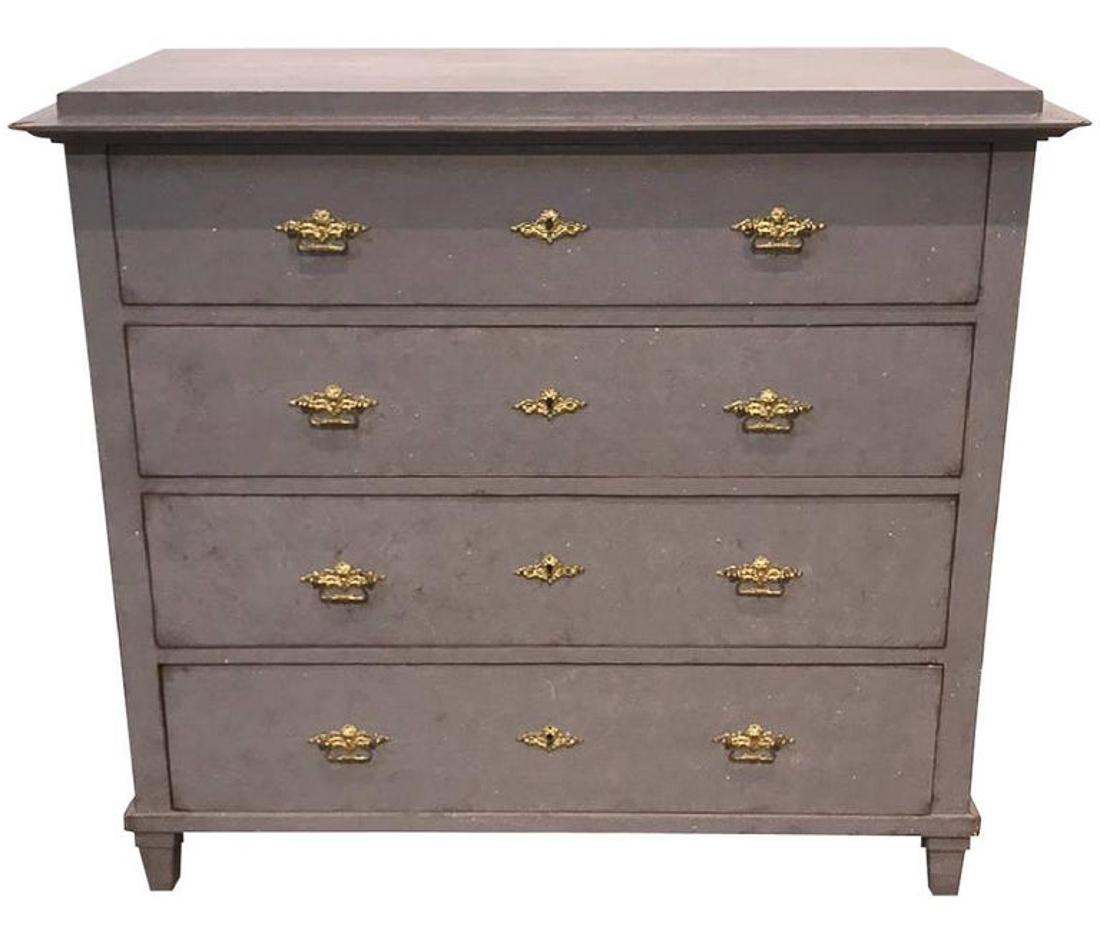 Swedish Painted Commode Secretaire. (1 of 2)